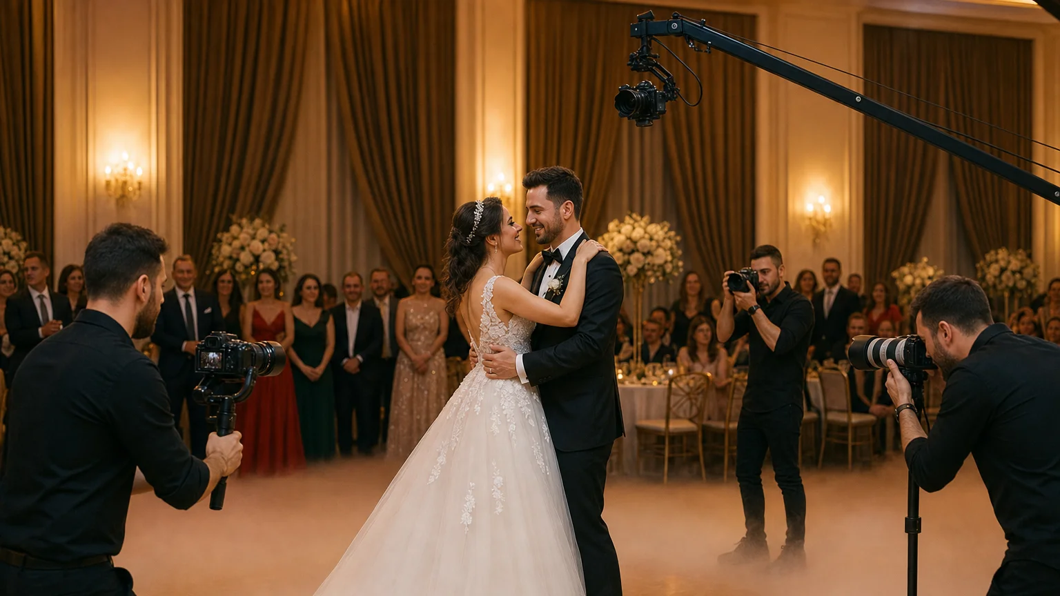 Filmarea nunții cu una, două sau trei camere: <br>ce se schimbă în filmul final